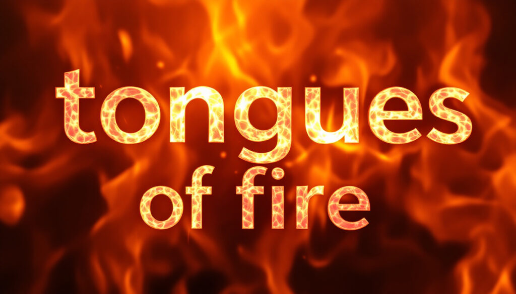 Tongues of Fire in Acts 2:3