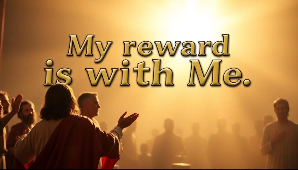 Revelation 22:12 My Reward is with Me