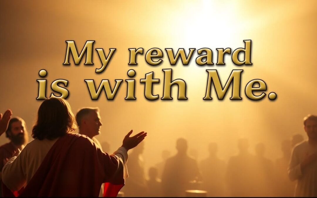 Revelation 22:12 My Reward is with Me
