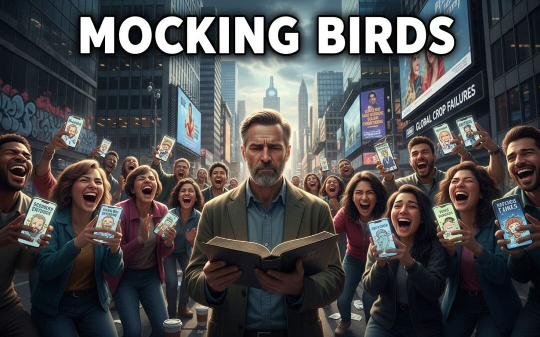 scoffers in a city street